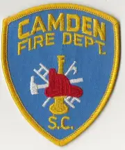 South Carolina CAMDEN Fire Department. Patch