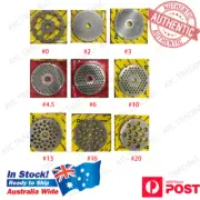 Mincer Plate Parts No.42 Sizes - 0,2,3,4.5,6,10,13,16 & 20mm Holes