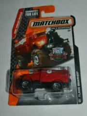 2014 MATCHBOX ON A MISSION MBX HEROIC RESCUE - FLAME SMASHER RED 92/120