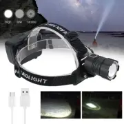 Ultra Bright USB Charging Adjustable Focus Head Lamp Head Torch Lamp Camping