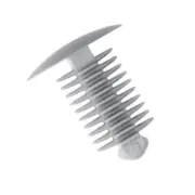 100x Grey Fir Tree Spruce Button Plastic Trim Panel Clips- 9-10mm Hole 18mm Head