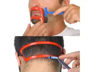 back Beard Shaping Stencil Neckline Edge Back Hair Trimming Shaver Template For Men
