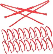 CHICAMPERA 20pcs Car Skid Chains for Winter Driving Reusable Zip Tie Snow Chains Traction Devices for Cars Trucks and Electric Vehicles Quick Setup
