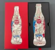 Paris 2024 Olympic Coca Cola Bottle Mascot Pins Set LE5000