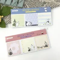在飛比找樂天市場購物網優惠-日本製 MOOMIN 嚕嚕米 花系列 三色便利貼組｜小鶴日貨