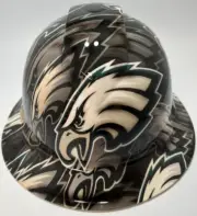 New Full Brim Hard Hat Custom Hydro Dipped PHILADELPHIA EAGLES