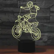 Creative 3D LED Decorative Night Light 16 Color Remote Control