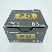 Panasonic AY-DVM83PQUS Mini DV Tape 5 Pack 83 Minutes Pro DVX100A DVX100B HVX200