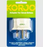 Korjo Travel Adapter AU/NZ to UK Adapter (Brand New)