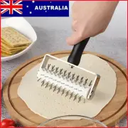 Stainless Steel Baking Roller Docker Pastry Dough Pizza Pie Tool Pitter New