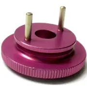 L4269 1/10 or 1/8 Scale RC Nitro Engine 2 Shoe Pin Clutch Flywheel Alloy Pink