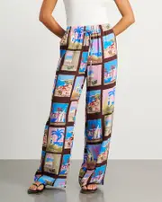 [Jag] Jag Women's Panorama Relaxed Pants In Red Size 8 8 Red