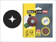 Flexovit - Aluminium Oxide Fibre Discs 115mm Extra Coarse 36g (Pack of 10)