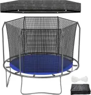 Windyun Trampoline Cover for 10 ft 12 ft Black Sunshade Tent Cover