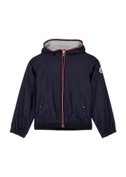 Moncler Kids Anton Hooded Shell Jacket - Navy - 2A (2 Years) 2A (2 years)