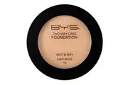 BYS Two-Way Wet Dry 7g Cake Foundation Face Makeup Beauty Cosmetics Sand Beige