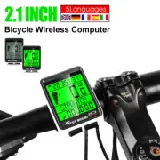 Bicycle Wireless Computer Road Riding Odometer Multifunction Cycling Speedometer