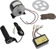 12V 250W Electric Bicycle Motor Kit, E-Bike Conversion Kit, Bike Motor Retrofit, 2750RPM Electric Gear Motor with Controller