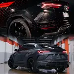 適用於MANSORY LAMBORGHINI URUS TOPCAR樣式-乾碳後側出風口飾條  升級直上後風刀側風口飾條