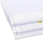 59 by 39-Inch Cross Stitch Fabric, 14 Count Big Size Classic Reserve Aida Cloth,White