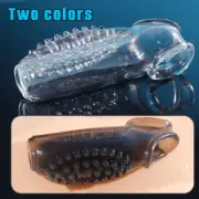 Male Penis Sheath Penis Sleeve Girth-Reusable Condoms-Extender-Enlarger-Enhancer