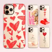 iPhone 16 Pro Max Case 15 14 13 12 11 Custom Shockproof Clear Valentine Cover
