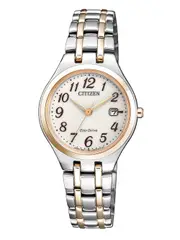 Citizen EW2486-87A White Dial Rose Gold Stainless Steel Womens Watch
