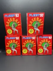 1993 Fleer Series 2, 5 Sealed Wax Packs