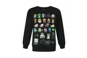 Minecraft Boys Sprites Sweatshirt (Black) - UTNS8468