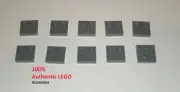 LEGO NEW 2x2 Dark Stone Grey Tile 2 Studs (10x) 6309059 Brick 33909