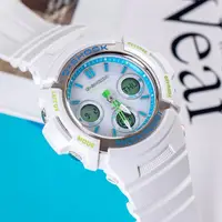 在飛比找momo購物網優惠-【CASIO 卡西歐】G-SHOCK 夏日百搭太陽能電波錶(