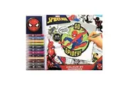 Marvel Spiderman Colour By Numbers Kids Colouring Book Children Toddler 3y+