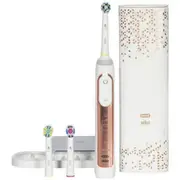 Oral-B Genius 9000(Rose Gold) Electric Toothbrush with 3 Replacement Heads - With SmartRing and Pressure Control Technology [G9000RG]