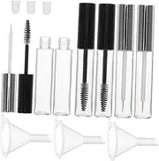 Ipetboom 3pcs 10ml Empty Mascara Tubes Diy Eyelash Brush Tube Containers Silver Eyelash Cream Bottles