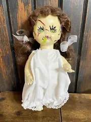 halloween Horror doll Regan Exorcist One Of A Kind Handpainted 10 Inches Tall