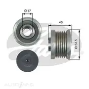 Gates Alternator Pulley - OAP7179