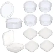20Pcs Clear Cases Durable Mini Jewelry Box Organizer for Beads Items and Crafts Secure Storage with Tight Seal for Home Travel