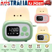 Digital Alarm Clock Timer Clock Toaster Lamp Table Bedside Night Light for Kids