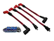 93-95 Mazda RX-7 13B FD Turbo 10mm High Performance Spark Plugs Wires Set Red