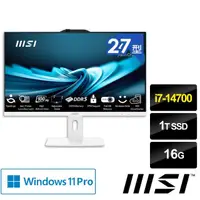 在飛比找momo購物網優惠-【MSI 微星】27型 i7 液晶電腦(PRO AP272P