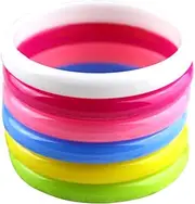 CORHAD 6pcs kids jewelry kids bracelets toys for kids candy color bangle Bangle Bracelets Costume plastic bracelets for little girls costume jewelry for kids plastic bangles for women