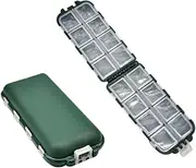 JOINPAYA 2 Pcs Fishing Accessories Box Bass Fishing Equipment Hook Organizer Holder Bait Grid Fishing Lure Storage Boxes Fishing Plastics Storage Fishing Tackle Storage Tray