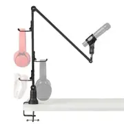 Geekria Microphone Boom Arm Mount for Audio-Technica AT2005USB, ATR2100x-USB
