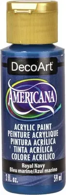 DecoArt Americana Acrylic Paint 2oz-Royal Navy DA-377