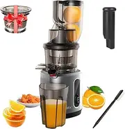 200W Electric Citrus Juicer, Automatic Lemon Squeezer & Orange Juicer, 55RPM Cold Press Juicer Machine, Juice Extractor with 75mm Feed Chute, BPA-Free, Easy To Clean For Home,Kitchen