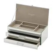 One Six Eight London Gabriella Mirror Jewellery Box with Drawers Large