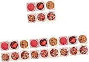 Ipetboom 4 Sets Nail Art Glitter Supplies Heart Sequins Nail Set Add a Touch of Glamour to Your Manicure