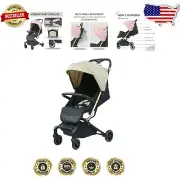 Ultra-Compact Lightweight Baby Stroller – One-Handed Fold & Travel Friendly