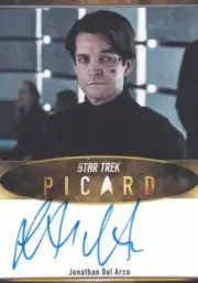 Star Trek Picard Bordered Autograph Trading Card signed by Jonathan Del Arco