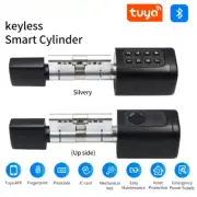 SmartCylinder Lock Tuya Keyless RFID NFC IC Card Pin Code Fingerprint Key Unlock
